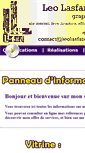 Mobile Screenshot of leolasfargues.com